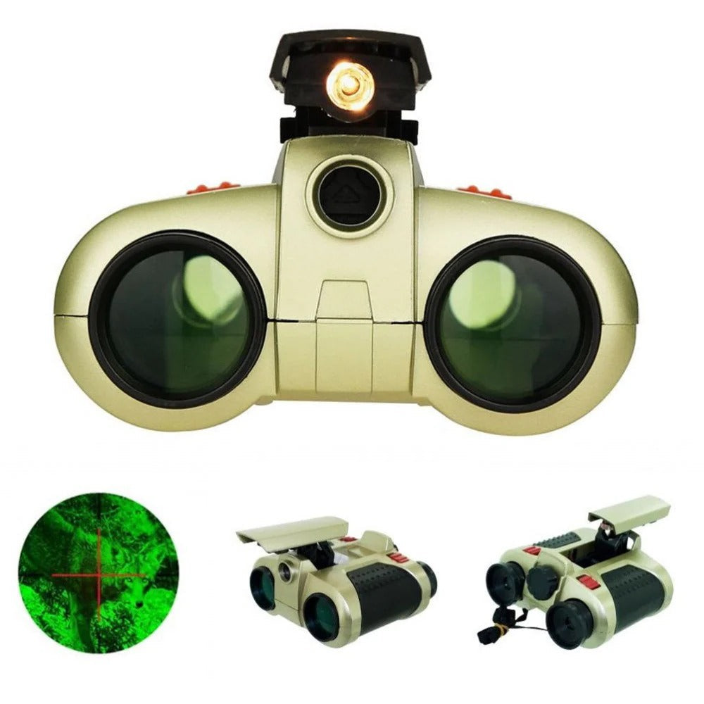 Night Vision Binoculars for Kids with LED Lights