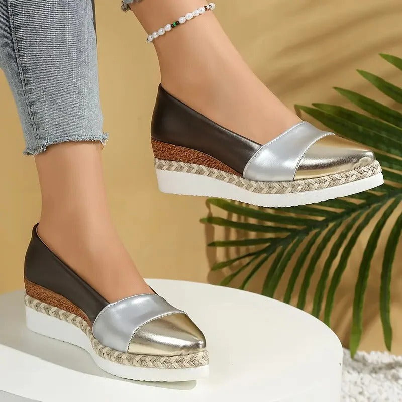 Lightweight Wedge Sandals with Cushioned Insole and Adjustable Strap
