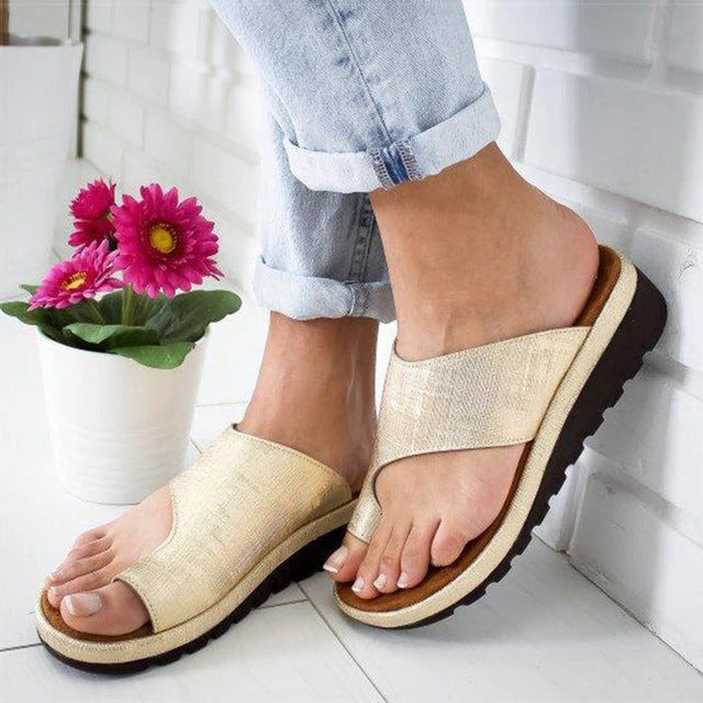 Orthopedic Comfort Sandals with Arch Support and Toe Separator