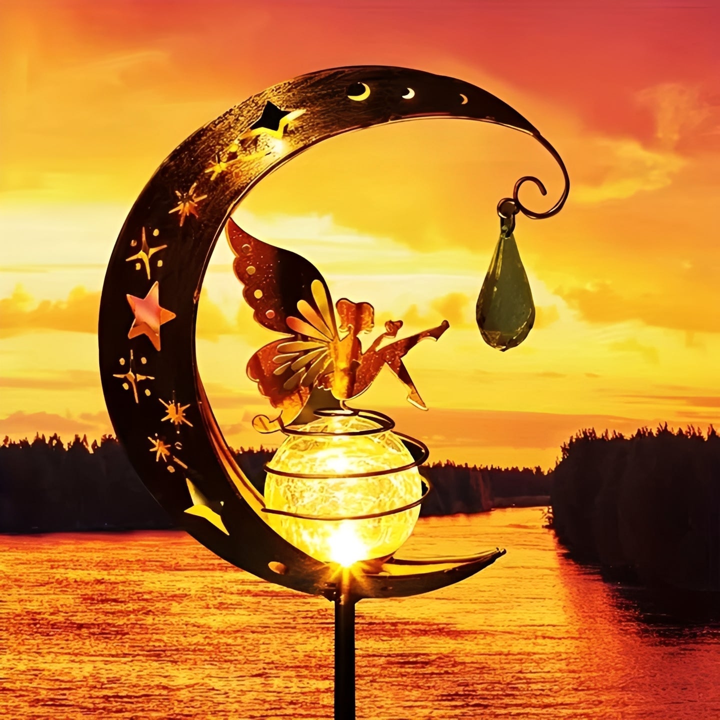 Solar LED Garden Stake Lights for Outdoor Pathway Decoration