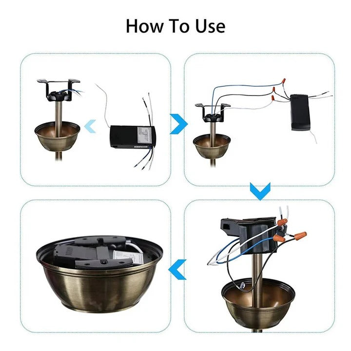 Universal Remote Control for Ceiling Fan Operation