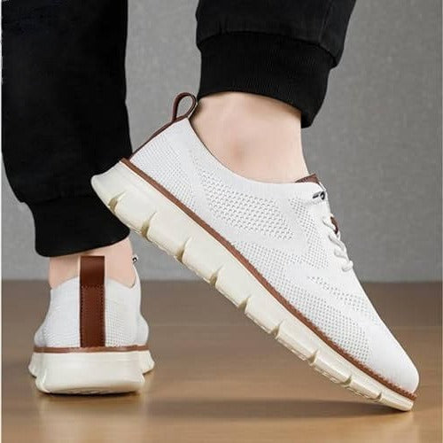 Breathable Urban Walking Shoes with Cushioned Sole