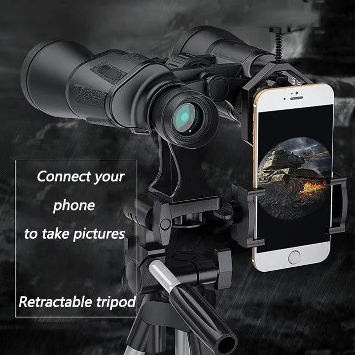 20x Magnification Binoculars with BAK4 Prism and Phone Adapter