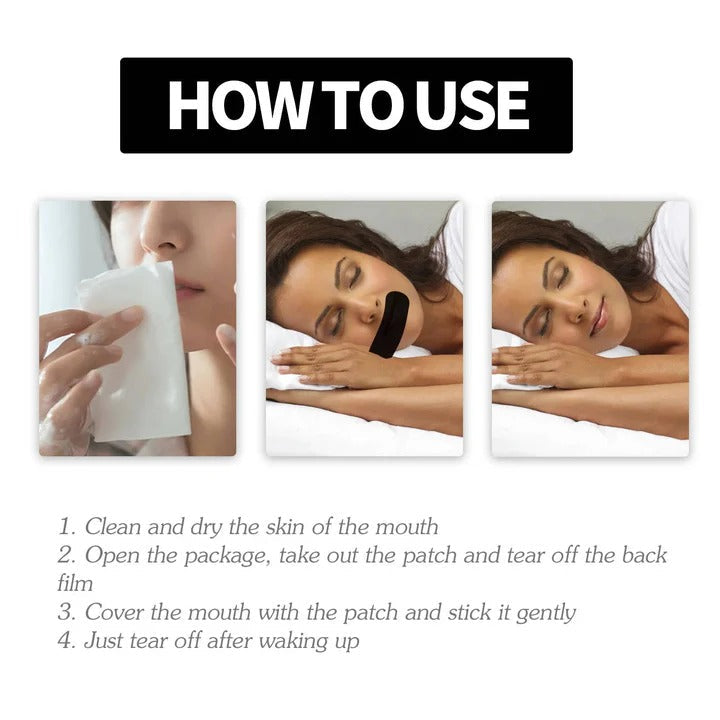 Mouth Tape Strips for Lip Closure During Sleep