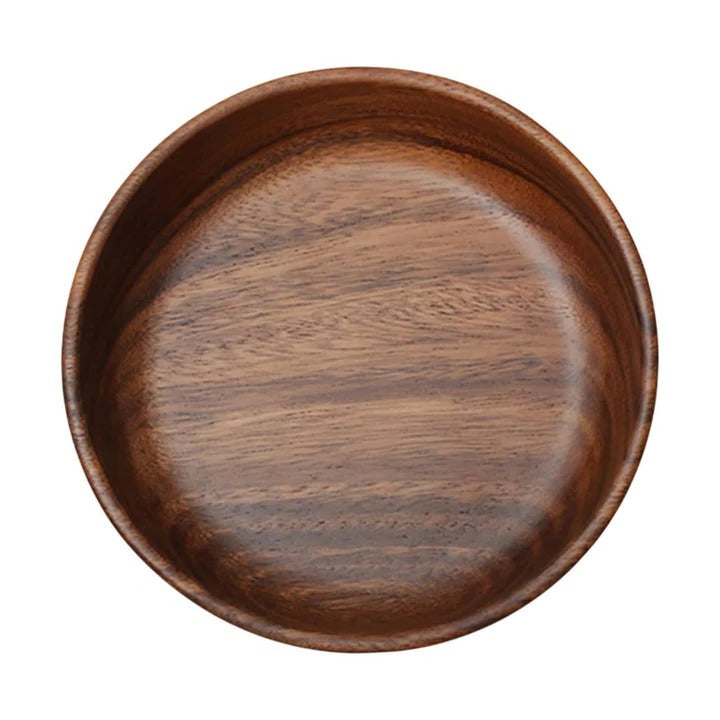 Wood Serving Bowl with for Kitchen and Dining, Set of 2