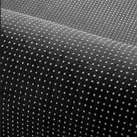 Woven Desk Area Rug with Textured Center Design