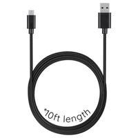 10 Ft USB Charging Cable with Extended Length