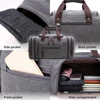 Canvas Travel Duffel Bag with Large Storage Capacity
