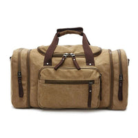 Canvas Travel Duffel Bag with Large Storage Capacity