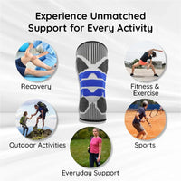Knee Brace with Meniscus Stabilization Support