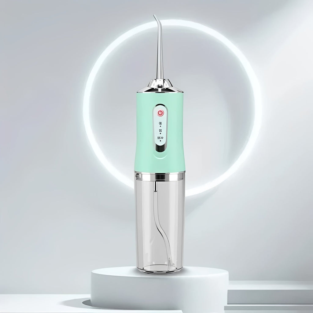 Portable Water Flosser with Removable Tank and 4 Nozzles
