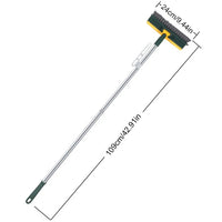 Long Handle Floor Scrub Brush with Scraper Edge