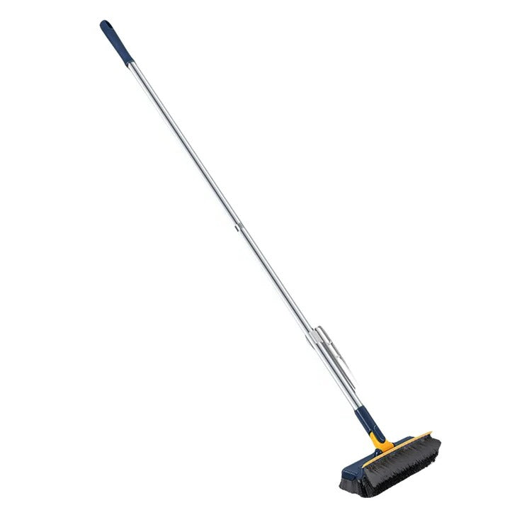 Long Handle Floor Scrub Brush with Scraper Edge