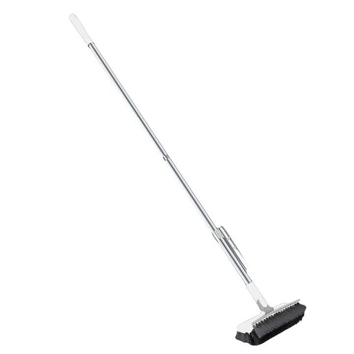 Long Handle Floor Scrub Brush with Scraper Edge