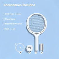 5 in 1 Electric Bug Zapper with Fast Charging USB Port