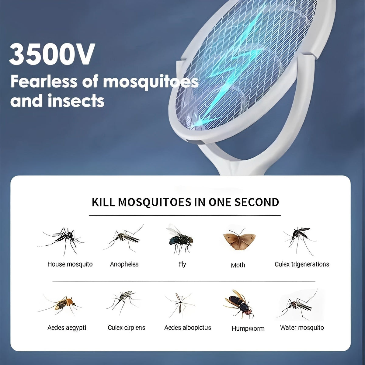 5 in 1 Electric Bug Zapper with Fast Charging USB Port