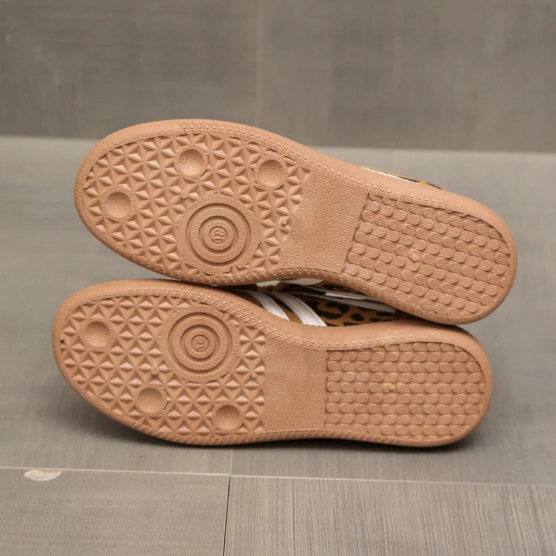 Casual Lace-Up Sneakers for Women with Lightweight Cushioned Sole