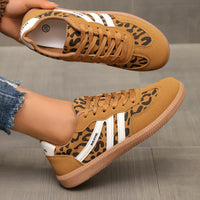 Casual Lace-Up Sneakers for Women with Lightweight Cushioned Sole