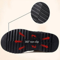 Waterproof Winter Ankle Boots for Women with Non Slip Rubber Sole