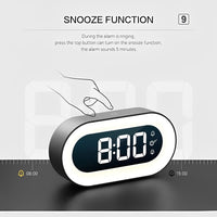 Rechargeable Sunrise Alarm Clock with Dimmable Light and USB C Charging