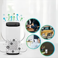 USB Compact Pet Air Cleaner Support with HEPA and Carbon Filter
