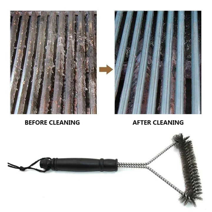 Stainless Steel BBQ Grill Cleaning Brush for Barbecue