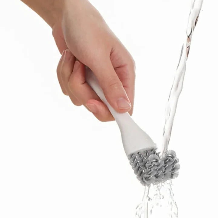 V Shape Grill Cleaning Brush with 3 Scraper for Grates and Racks