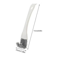 V Shape Grill Cleaning Brush with 3 Scraper for Grates and Racks