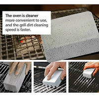 Pumice Stone BBQ Cleaning Brick for Grill Surface Scrubbing, Set of 5