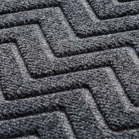 Chevron Pattern Welcome Doormat for Home Entryway