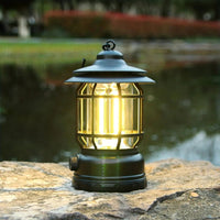 Portable LED Lantern for Camping with Rechargeable Battery and Dimmable Light