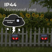 Solar Powered Ultrasonic Animal Repeller, 2 Pack