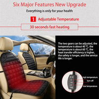 Car Seat Warmer Cushion with Adjustable Heat Settings
