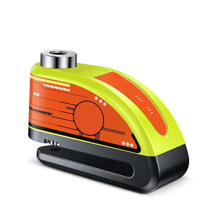 Motorcycle Disc Brake Lock with Built-In Security Alarm