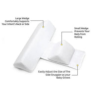 Newborn Baby Side Sleeper Positioning Wedge with Supportive Cushion