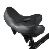 Wide Padded Bicycle Saddle with Ergonomic Support for Long Distance Rides