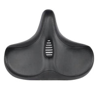 Wide Padded Bicycle Saddle with Ergonomic Support for Long Distance Rides