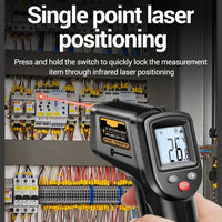 All in One Infrared Laser Thermometer for Non Contact Surface Temperature