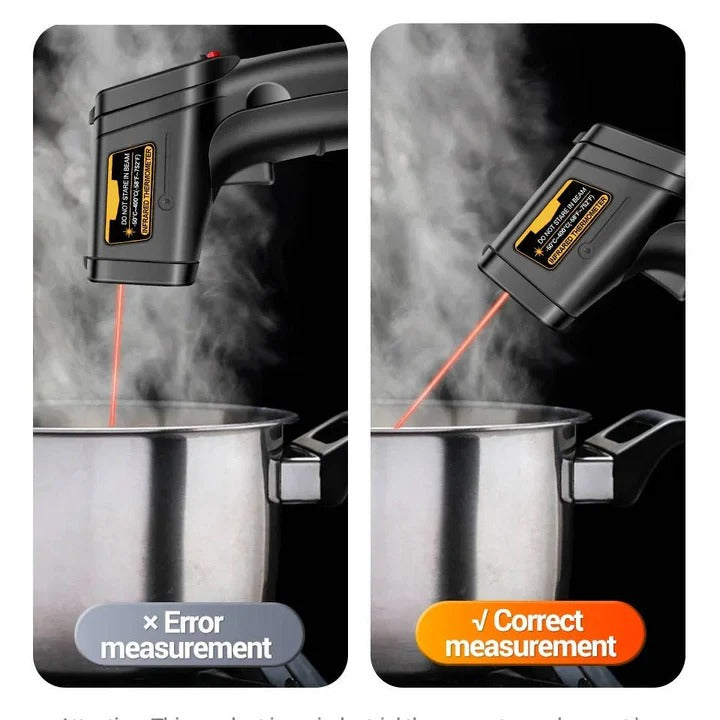 All in One Infrared Laser Thermometer for Non Contact Surface Temperature