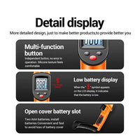 All in One Infrared Laser Thermometer for Non Contact Surface Temperature