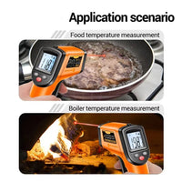 All in One Infrared Laser Thermometer for Non Contact Surface Temperature