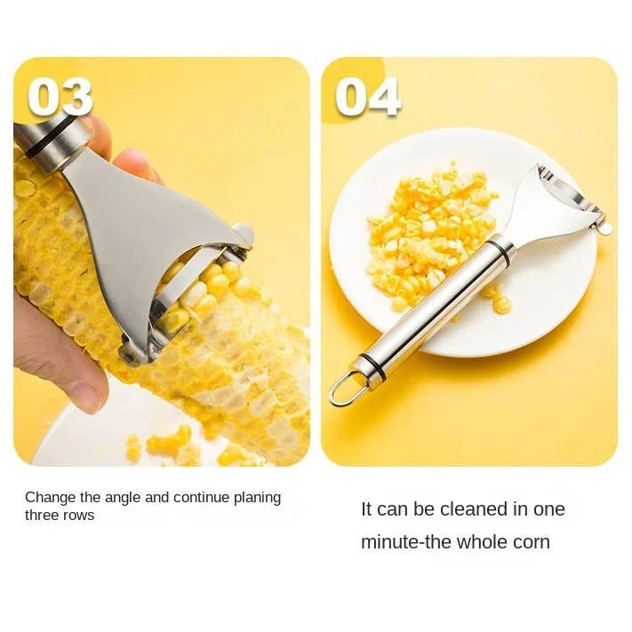 Stainless Steel Corn Stripper for Quick and Easy Kernel Removal