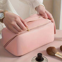 Clear Makeup Organizer Bag with Multiple Compartments