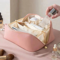 Clear Makeup Organizer Bag with Multiple Compartments