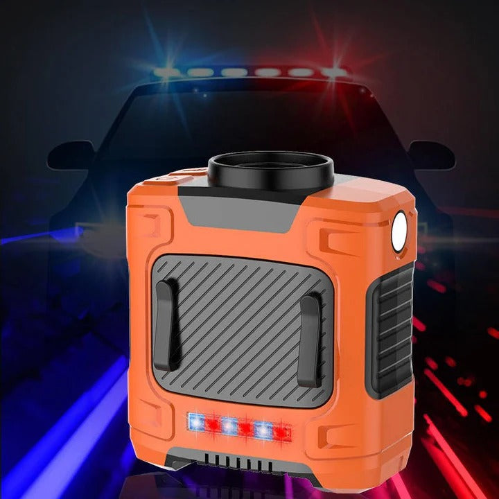 Portable Clip On Fan with 3 Speed Cooling and LED Light