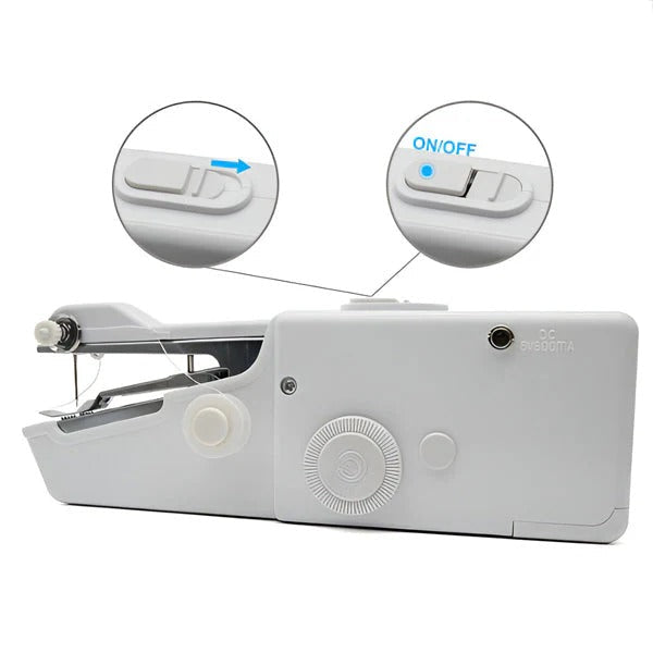 Compact Portable Electric Sewing Machine for Home and Travel Use