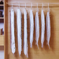 Space Saving Hanging Vacuum Seal Storage Bags, Set of 4 for Wardrobe Organization