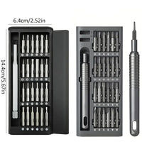 Compact Precision Screwdriver Kit with 48 Bits for Repair and Electronics
