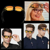 Anti-Glare Polarized Driving Glasses with Enhanced Low-Light Vision