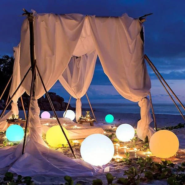 Waterproof Floating Pool Light with Inflatable Design
